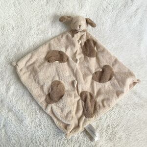 Angel Dear Puppy Dog Lovey Brown Baby Plush Security Blanket Soft Cuddle Toy